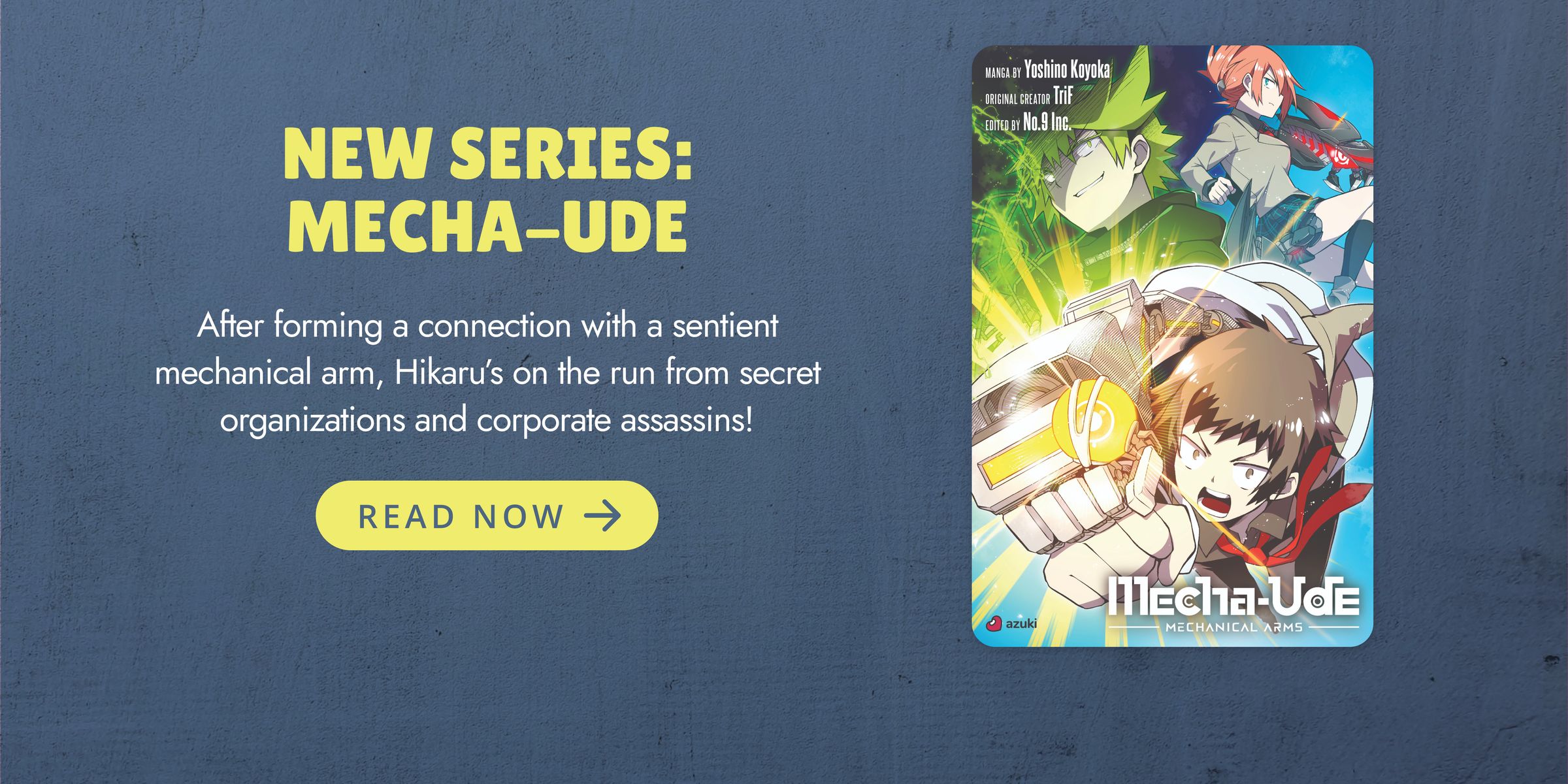 Now available in a full-color print edition from Scholastic Graphix!

A brand-new manga series based on the anime by Okamoto and TriF, coming October 3, 2024 on Crunchyroll!

Kita-Kagami City is a pretty normal town... except that some people have gotten 