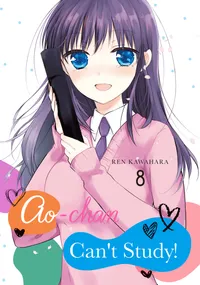 Ao-chan Can’t Study! Volume 8 cover
