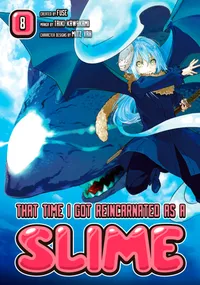 That Time I Got Reincarnated as a Slime Volume 8 cover