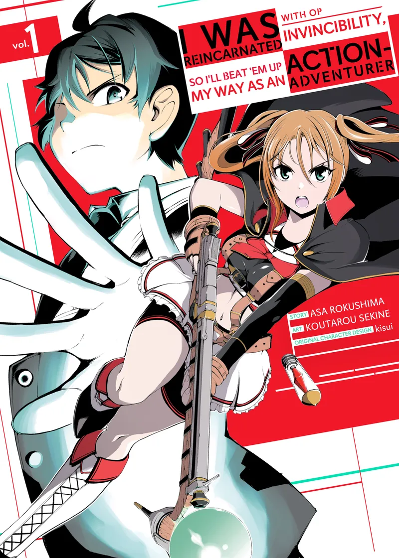 I Was Reincarnated with OP Invincibility, so I'll Beat 'em Up My Way as an Action-Adventurer Volume 1