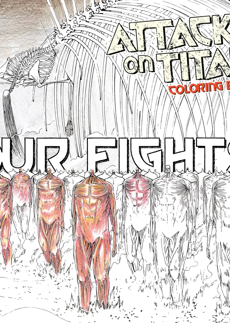 Attack on Titan Coloring Book 2: Our Fights